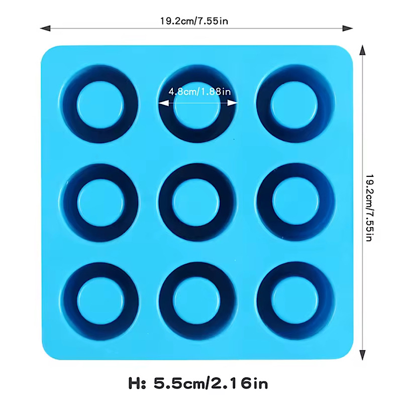 قالب سیلیکونی شات قهوه و نوشیدنی 9 محفظه