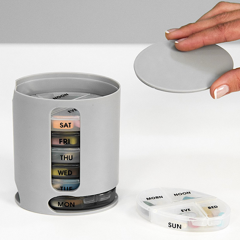 جعبه یادآور و نگهدارنده قرص هفتگی و روزانه 28 محفظه
