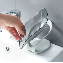 جا صابونی شفاف طرح برگ