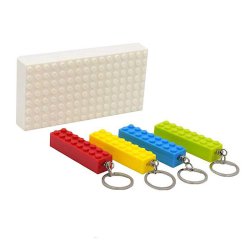 جاکلیدی دیواری 4 عددی طرح لگو