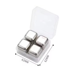 یخ مکعبی تمام استیل بسته 4 عددی